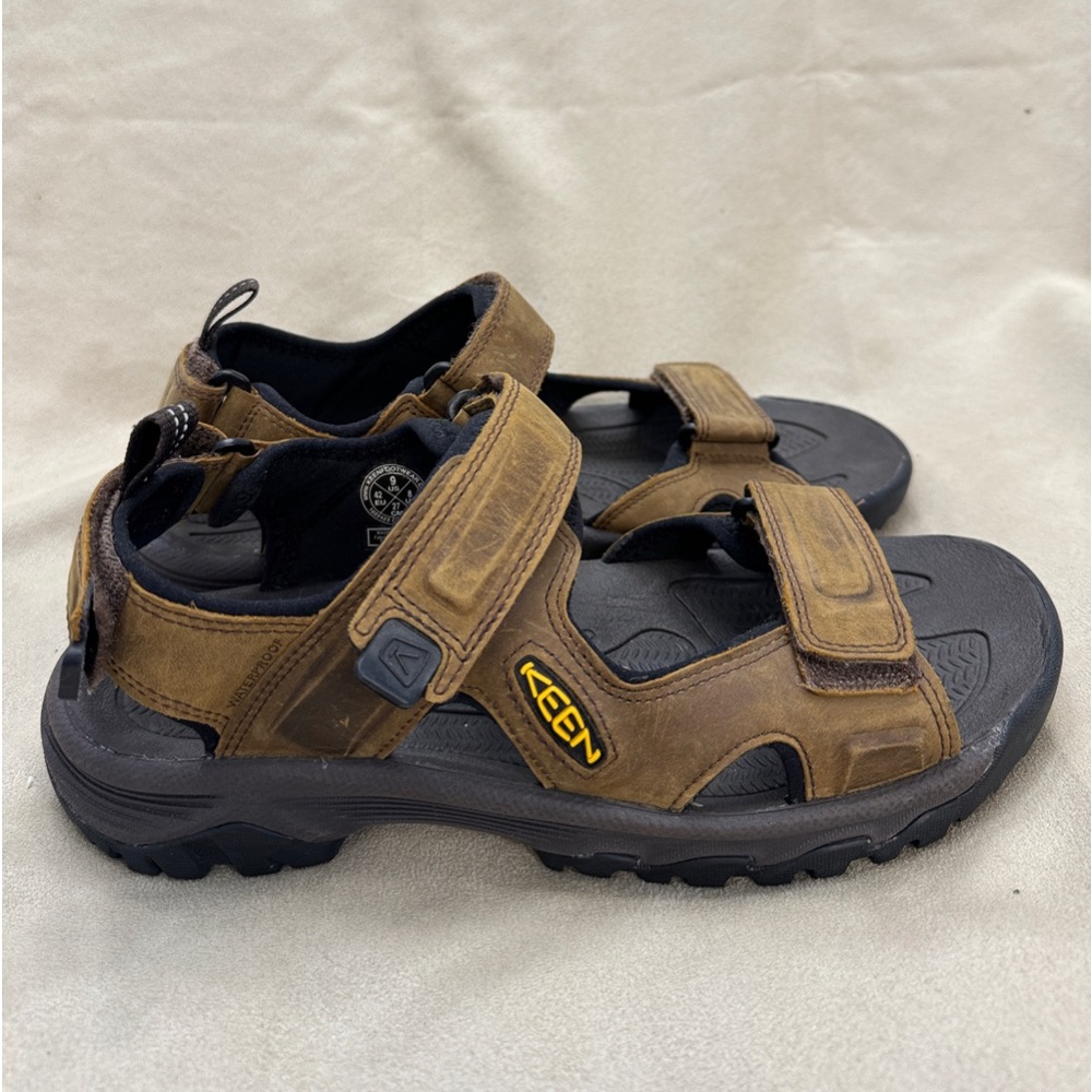 Keen Targhee Open Toe Waterproof Leather Sandals Size 9